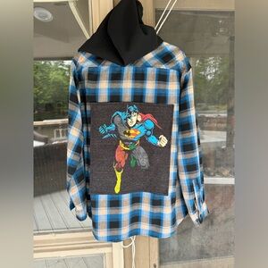 Rad Olive Superhero Flannel-